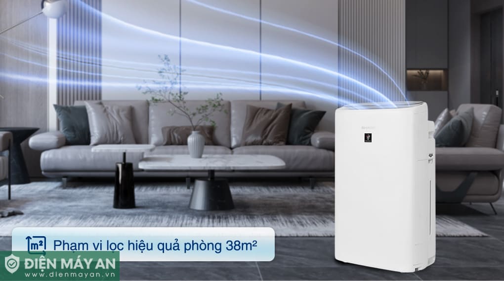 Máy lọc không khí và tạo ẩm Sharp KI-N50V-W 51W